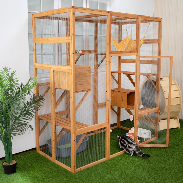 Tucker murphy pet cabane enclosure catio outdoor cat cage wayfair